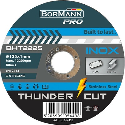 Bormann Pro Rezný kotúč 125 x 1 mm BHT2225 50 ks