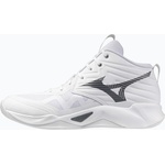 Mizuno Обувки за волейбол Mizuno Wave Momentum Pro Mid white/metallic gray/black