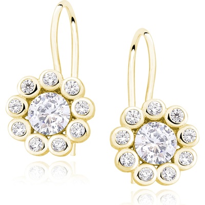 Olivie Dětské stříbrné náušnice GOLD 7843
