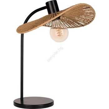 EGLO 31965 - Настолна лампа SIRUELA 1xE27/42W/230V кафява/черна (EG31965)