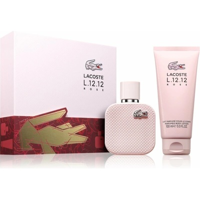 Lacoste Lacoste L.12.12. Rose - EDP 50 ml + tělové mléko 100 ml