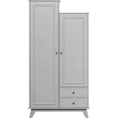 WOOOD Светлосив детски гардероб от борова дървесина 98x190 cm Lily - WOOOD (340818-G)