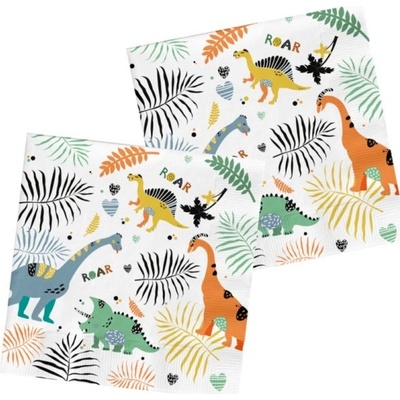 Folat ubrousky Dino Roar 20ks 33x33cm