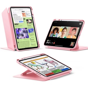 ESR - Flip Hybrid (с държач за молив) - iPad 10 (2022) 10.9 / 11 (2025 - розов