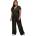 Urban classics Гащеризон Urban classics Satin Wide short sleeve jumpsuit - Black (Black)
