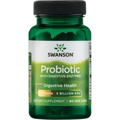 Swanson Probiotic with Digestive Enzymes [60 капсули]