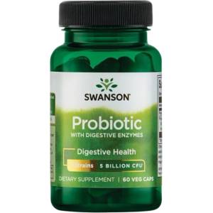 Swanson Probiotic with Digestive Enzymes [60 капсули]
