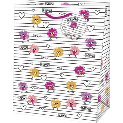 Taška dárková Maxi matt 26,7 x 13,7 x 33cm TL - motiv dětský