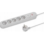 MONTIS Surge protection strip grey 5 sockets 3m MONTIS MT138-3