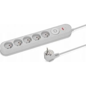 MONTIS Surge protection strip grey 5 sockets 3m MONTIS MT138-3