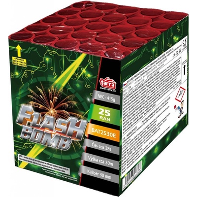 Baterie výmetlic FLASH BOMB 25ran 4 1 Čína BAT2530E