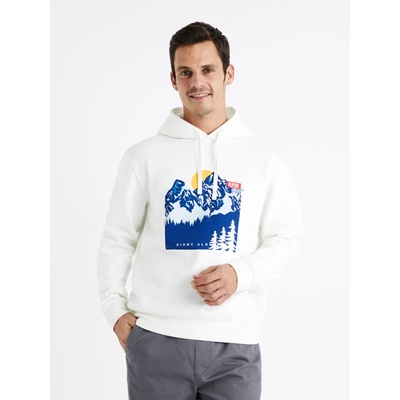 Celio Бял мъжки суитшърт с качулка Celio Ceslalom Celio | Byal | МЪЖЕ | S