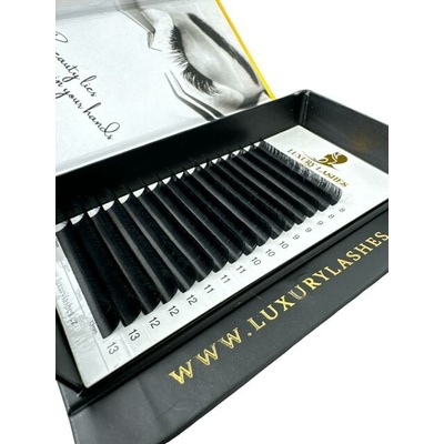 Volume řasy Luxury Lashes (16 řad) Zakřivení umělých řas: CC, Délka umělých řas: Mix délek 8-13 mm, Tloušťka řas: 007