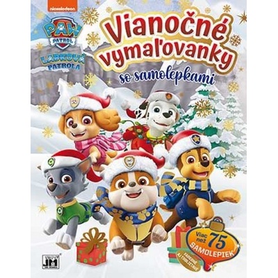 Vianočné vymaľovanky a samolepky/ Labková patrola