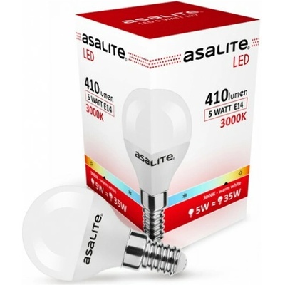 Asalite ASAL0165 LED žiarovka E14 5 W malá banka mliečna K 3000