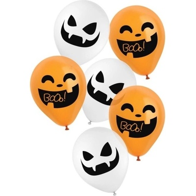 Folat Balónky latexové Halloween BoOo 23 cm
