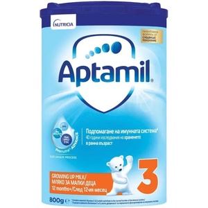 Aptamil 3 Pronutra - адаптирано мляко за кърмачета от първата годинка- 800 г