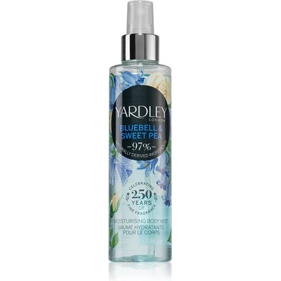 Yardley Bluebell & Sweetpea tělová mlha pro ženy 200 ml