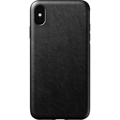 Nomad Leather Rugged Case - кожен (естествена кожа) кейс за iPhone XS Max (черен)