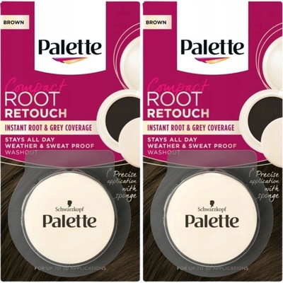 Palette Root Retouch Hnědý Korektor na Odrosty v Pudru 3g x2