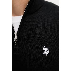 U. S. Polo Assn U. S. Polo Assn. пуловер мъжки от памук COTTON 1/4 ZIP NECK (MUP3938)