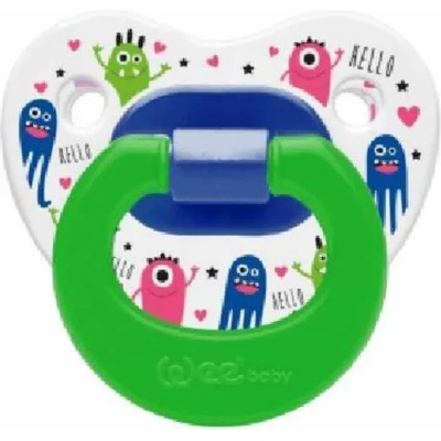Wee Baby Залъгалка Wee Baby - Patterned, 18+ месеца, С чудовища, зелена (835)