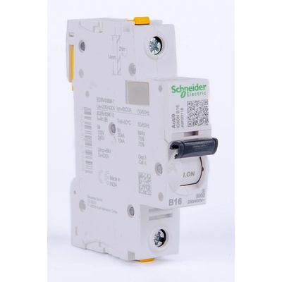 Schneider Electric 1P B16A iC60N 6kA AC/DC A9F03116