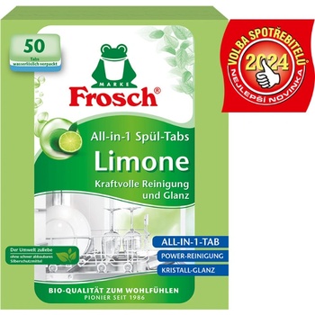 Frosch EKO Tablety do myčky vše v 1 Citron 50 tablet