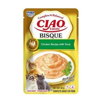 Churu Cat Entrée Bisque Chicken Recipe with Tuna 12x40 g