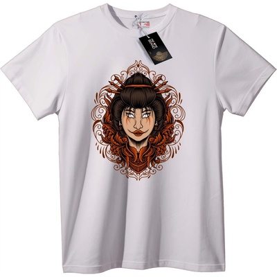 NOONEBRAND Тениска Жена от народно изкуство - 7XL, Black