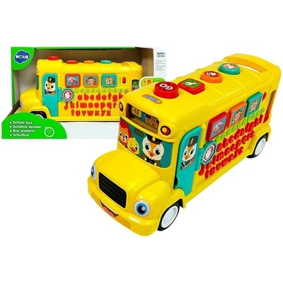 Huile Toys interaktívny náučný autobus so zvukmi School Bus