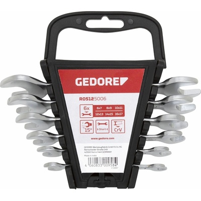 Gedore RED sada oboustraných plochých klíčů 12dílná R05125012