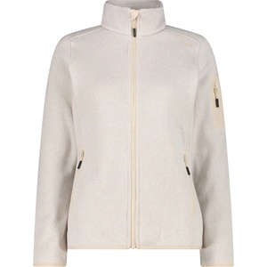 CMP Дамско поларено яке CMP Women's Jacket Jacquard Knitted Fleece jacket - Vaniglia / Bianco - размер 44 (EU) (105-4942-2616)