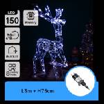 Aigostar - LED Външна коледна украса LED/3, 6W/31/230V 6500K 75cm IP44 елен (AI0510)
