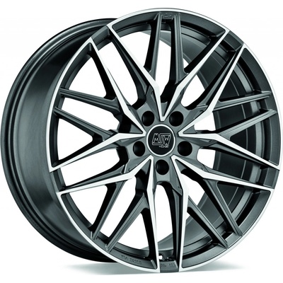 MSW 50 9,5x21 5x112 ET31 gunmetal polished