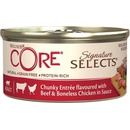 Wellness Core Signature Selects Chunky Entrée flavoured with Beef & Boneless Chicken in Sauce 79 g