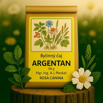 ROSA CANINA Bylinný Čaj Argentan Klidné Bříško a Trávicí Rovnováha 50 g