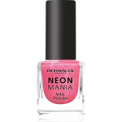Dermacol Neon Mania lak na nechty odtieň 5 Bubblegum pink 5 ml