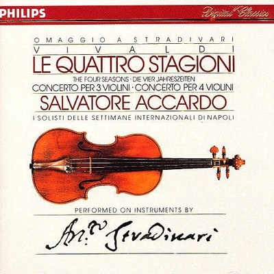 Antonio Vivaldi - Vivaldi The Four Seasons/ Salvatore Accardo CD