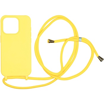 Mobile Origin Калъф Mobile Origin Lanyard, съвместим с iPhone 15 Pro Yellow (LYC-S-YLW-15PRO) (LYC-S-YLW-15PRO)