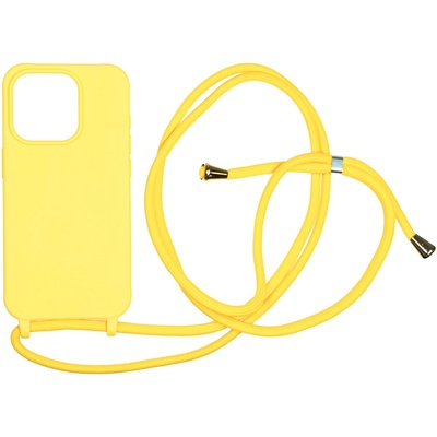 Mobile Origin Калъф Mobile Origin Lanyard, съвместим с iPhone 15 Pro Yellow (LYC-S-YLW-15PRO) (LYC-S-YLW-15PRO)