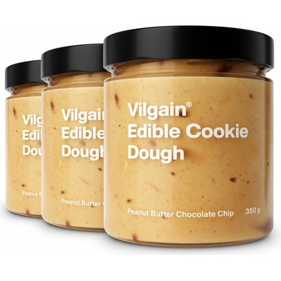 Vilgain Edible Cookie Dough arašidové maslo a čokopecičky 3 x 350 g