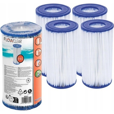 BESTWAY 58012 filtrační kartuše III (4 ks)