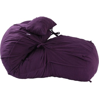 Image 1 of PUFRELAX Комплект, пуф легло и декоративна възглавница, 500л. Yoga XL - Mulberry, Перящ се калъф, Пълнеж с микс от мемори пяна и дунапрен, Гама Premium (PUF-M-YXLP-PT-MLB)