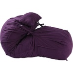 PUFRELAX Комплект, пуф легло и декоративна възглавница, 500л. Yoga XL - Mulberry, Перящ се калъф, Пълнеж с микс от мемори пяна и дунапрен, Гама Premium (PUF-M-YXLP-PT-MLB) - topmall