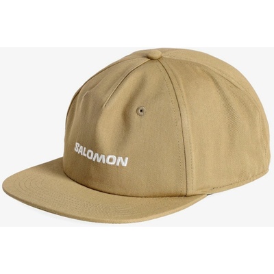 Salomon Logo Flat Cap LC2683100 gray green