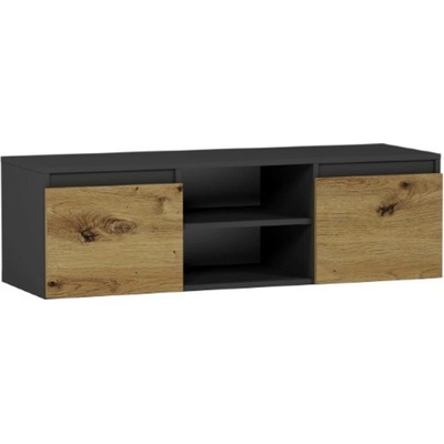 Framire Stojací RTV skříň levná Antracit mix Artisan 40 x 120 cm