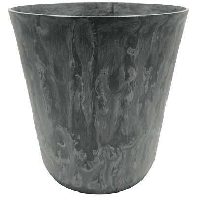 Patrol Group Кашпа с геометрични форми графит ф25 см