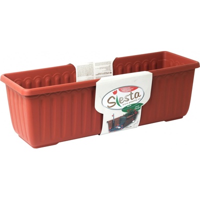 Plastia Samozavlažovací truhlík SIESTA LUX 60x20x19 cm terakota