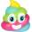 Flamingo латексова играчка - емотикон 1 бр